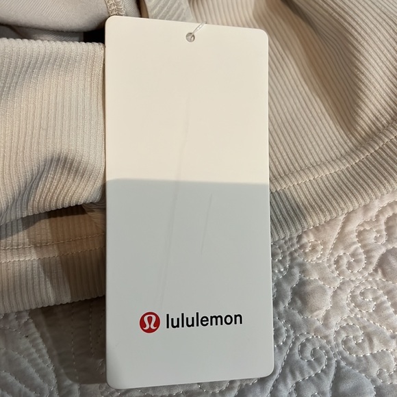 Brushed Softstreme Ribbed Zip Flared Pant 32.5" in
White Opal, size 14, NWT - Picture 15 of 16